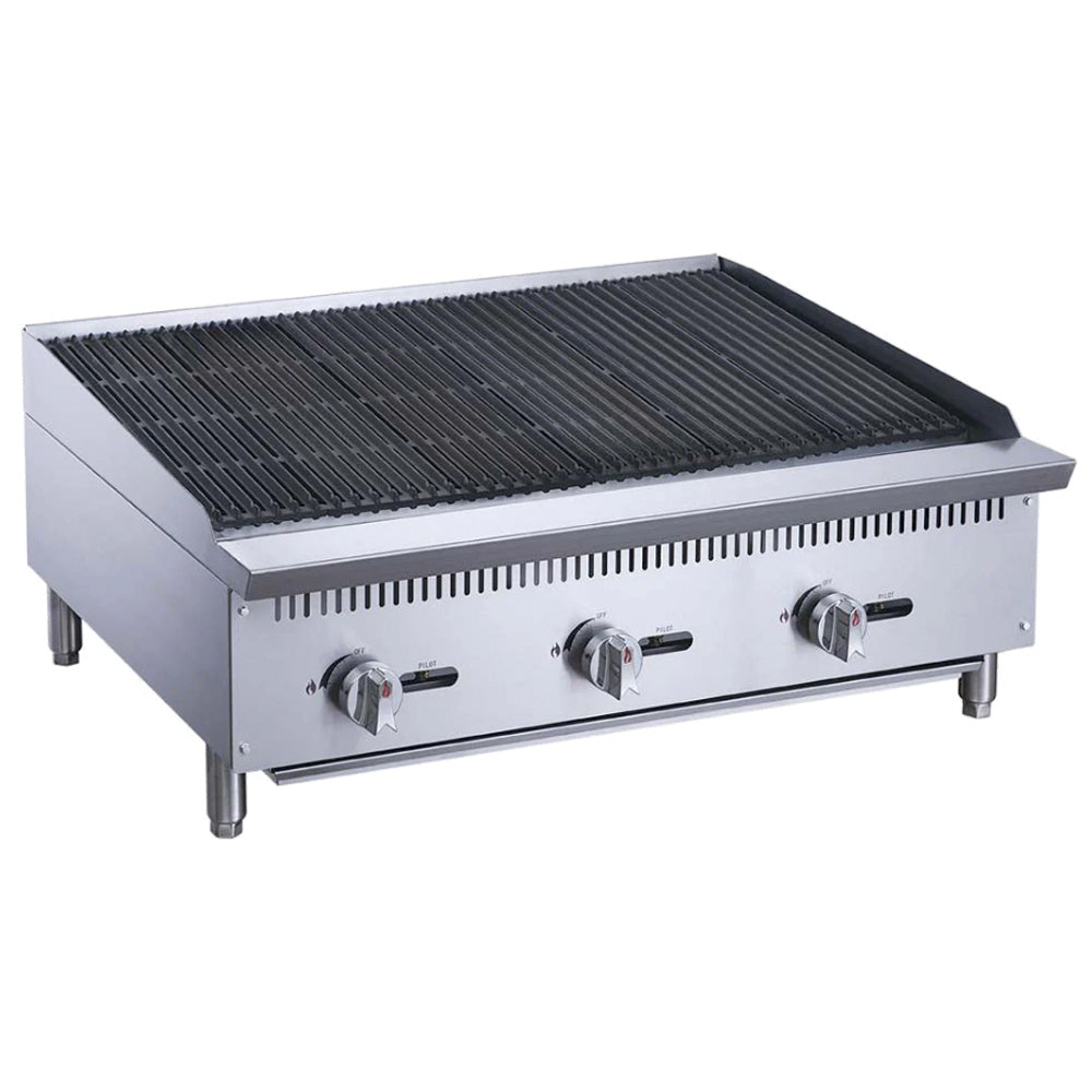 Asador Comercial Migsa RFS-36-MG A Gas De 3 Quemadores Radiantes