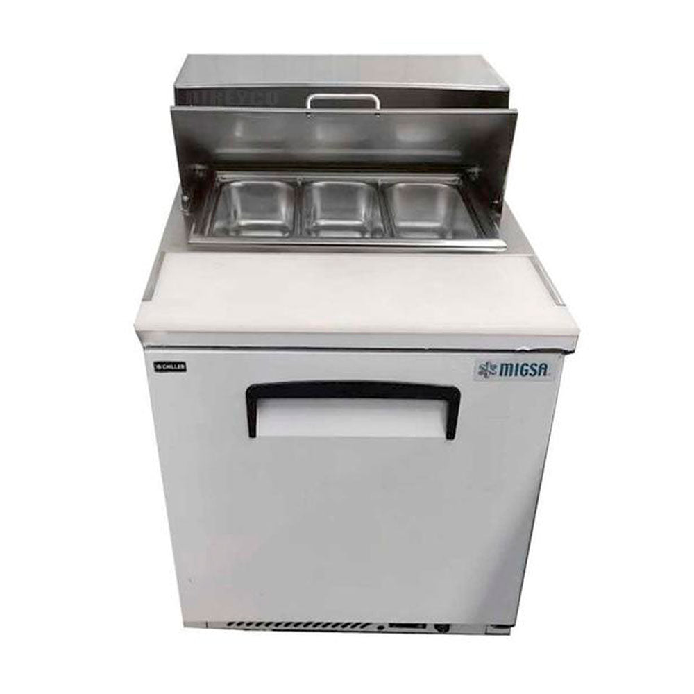 Mesa Fría Migsa Scl 1 Para Ensaladas Con Insertos Puerta Solida Direyco Refrigeracion 9548